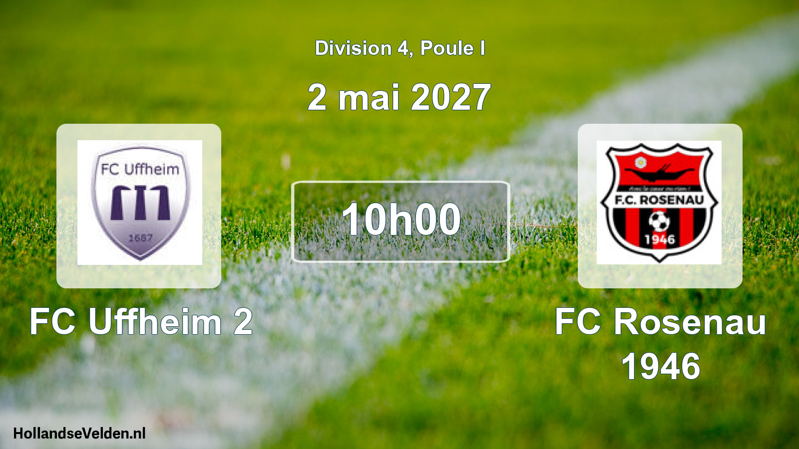 Scheduled Match: FC Uffheim 2 - FC Rosenau 1946 (2 May 2027)