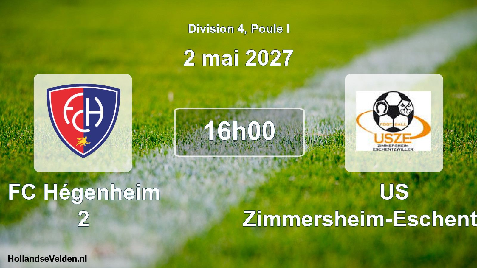 Scheduled Match: FC Hégenheim 2 - US Zimmersheim-Eschentzwiller (2 May 2027)