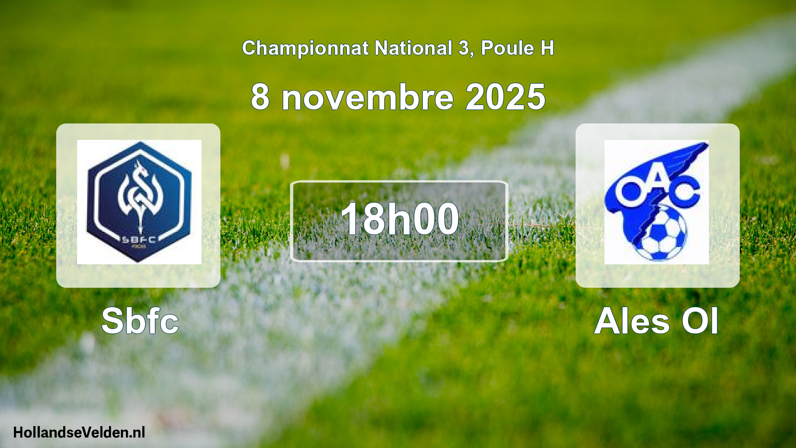Scheduled Match: Sbfc - Ales Ol (8 November 2025)