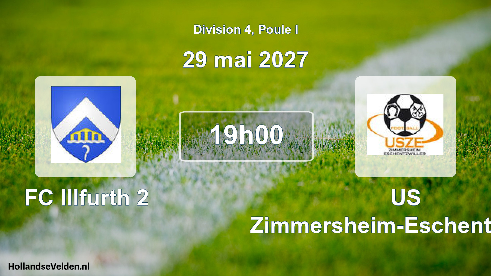 Scheduled Match: FC Illfurth 2 - US Zimmersheim-Eschentzwiller (29 May 2027)