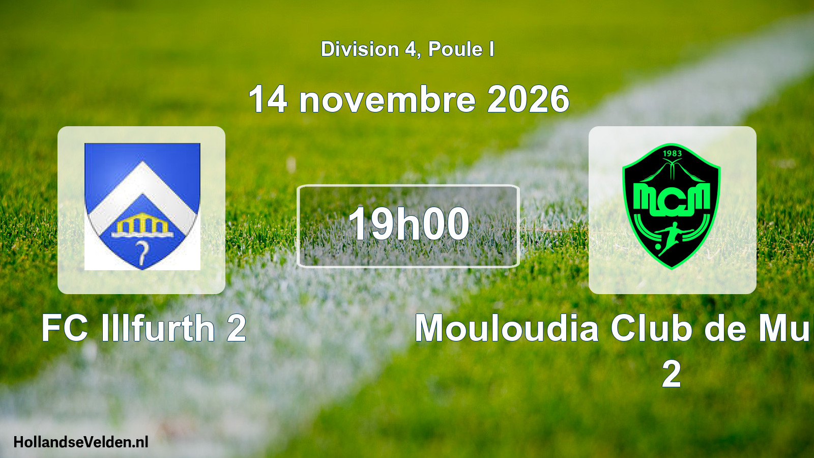 Scheduled Match: FC Illfurth 2 - Mouloudia Club de Mulhouse 2 (14 November 2026)