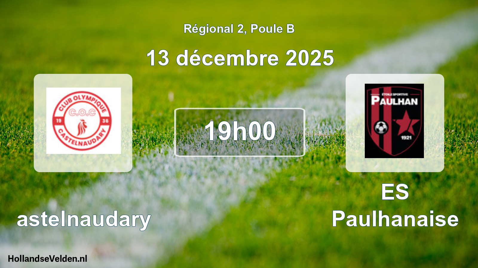 Scheduled Match: Castelnaudary - ES Paulhanaise (13 December 2025)