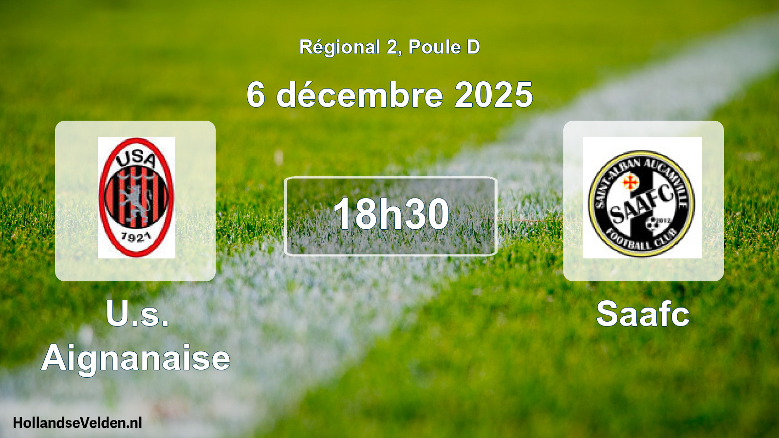 Scheduled Match: U.s. Aignanaise - Saafc (6 December 2025)