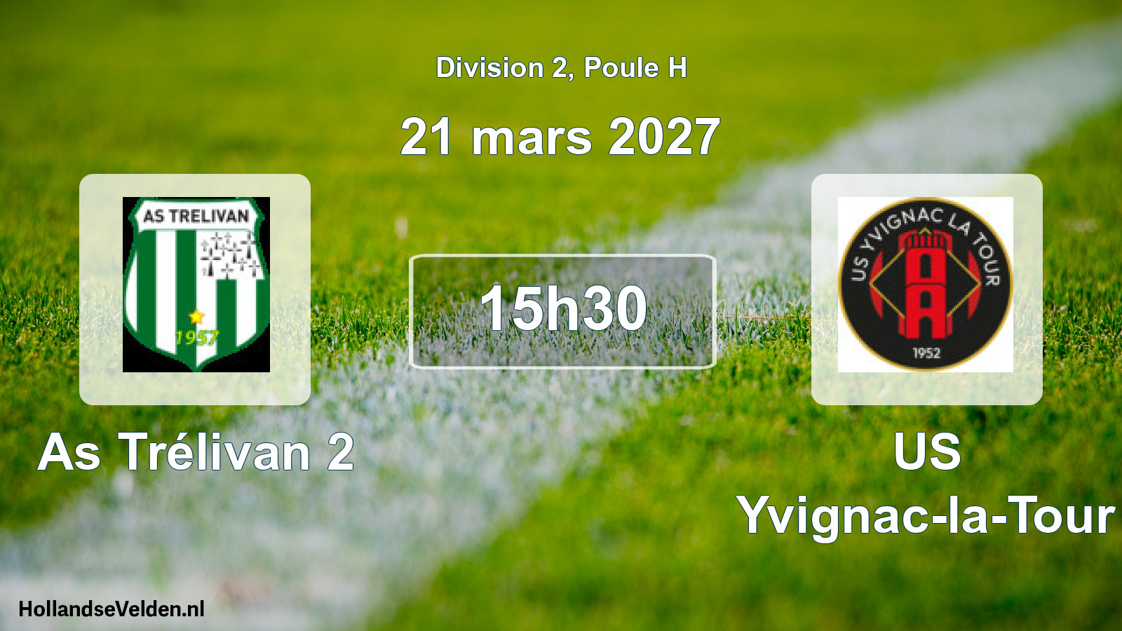 Match programmé: As Trélivan 2 - US Yvignac-la-Tour (21 mars 2027)
