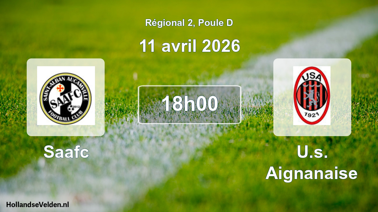Scheduled Match: Saafc - U.s. Aignanaise (11 April 2026)