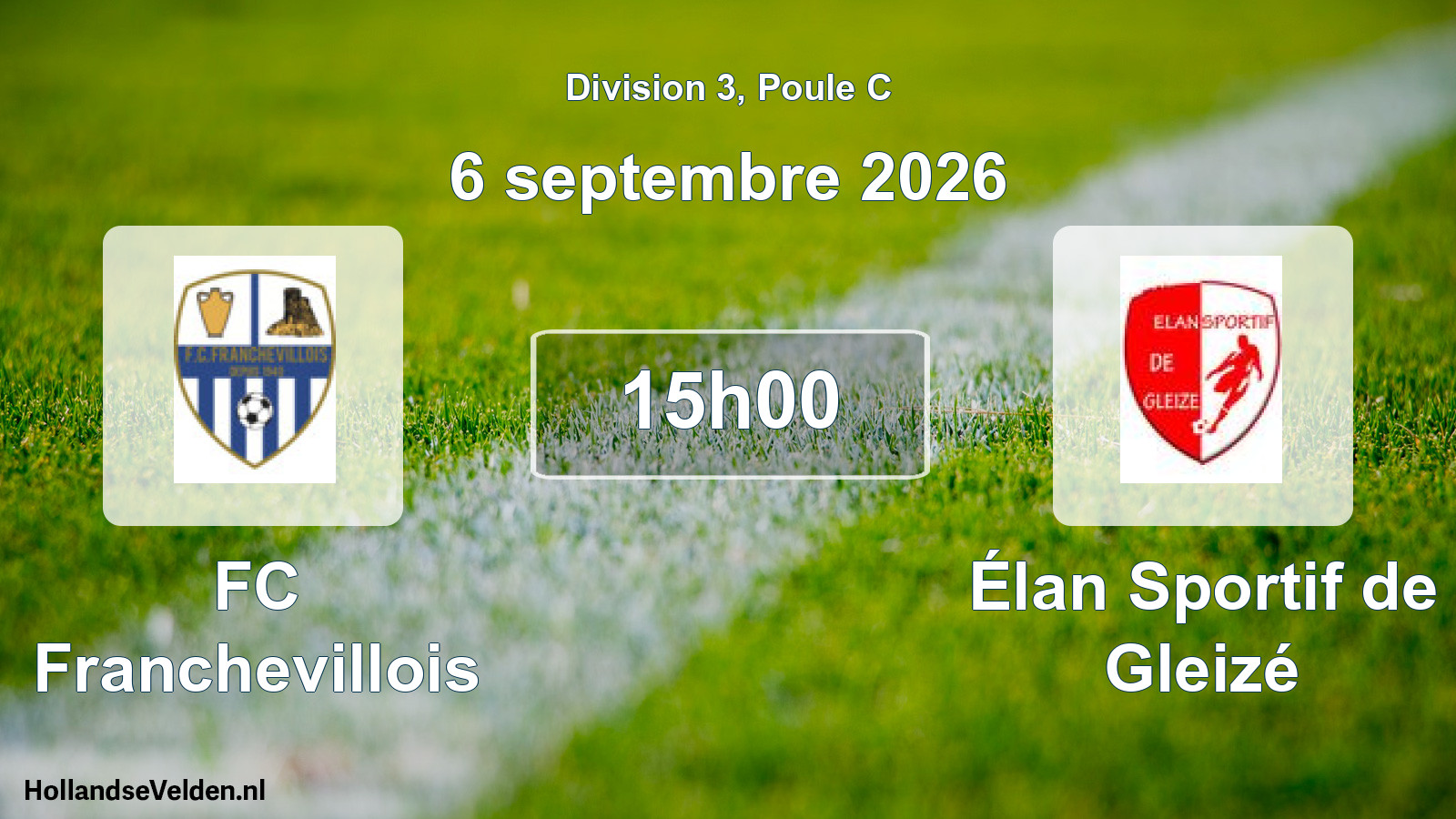 Scheduled Match: FC Franchevillois - Élan Sportif de Gleizé (6 September 2026)