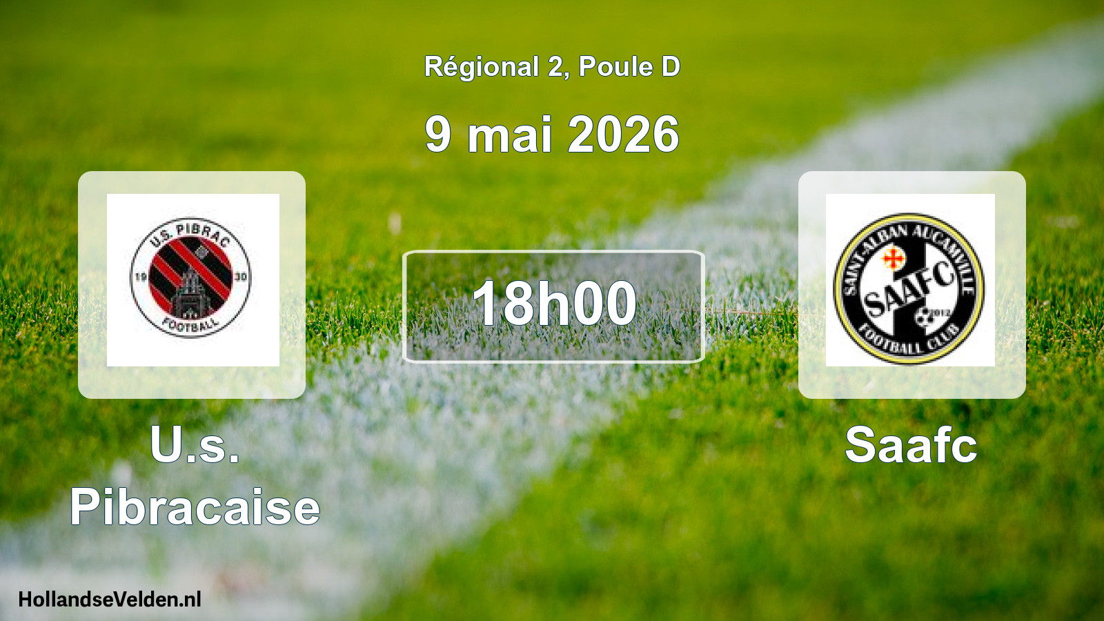 Geplande wedstrijd: U.s. Pibracaise - Saafc (9 mai 2026)