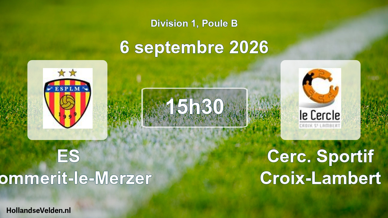 Match programmé: ES Pommerit-le-Merzer - Cerc. Sportif Croix-Lambert (6 septembre 2026)