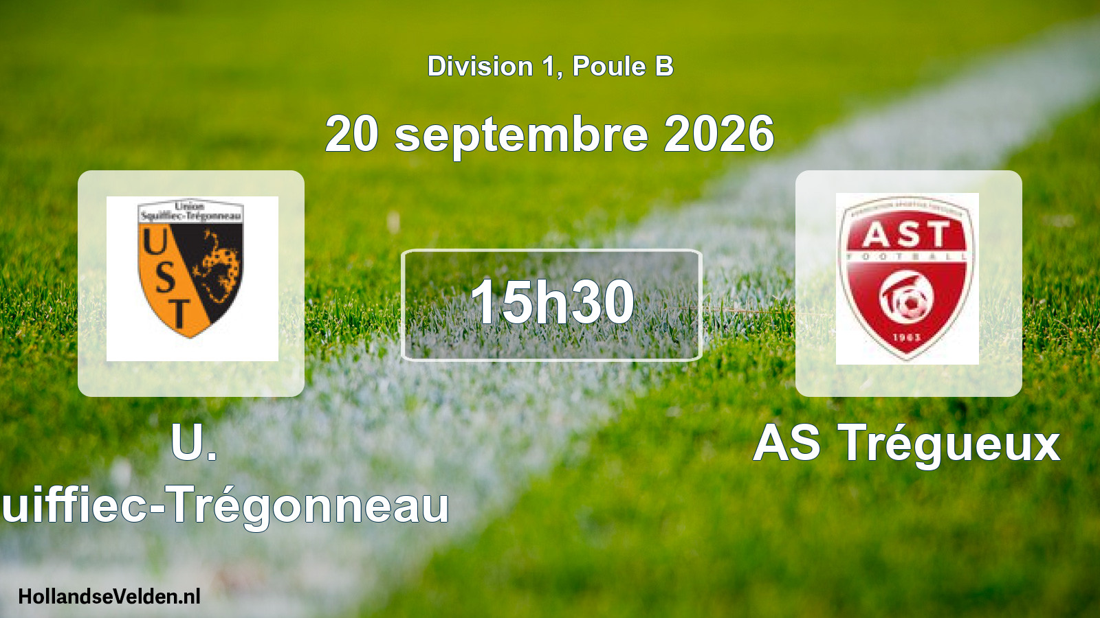 Match programmé: U. Squiffiec-Trégonneau - AS Trégueux (20 septembre 2026)