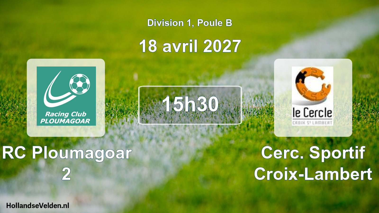 Match programmé: RC Ploumagoar 2 - Cerc. Sportif Croix-Lambert (18 avril 2027)