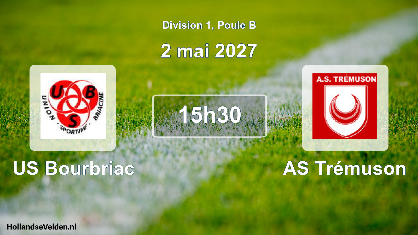 Match programmé: US Bourbriac - AS Trémuson (2 mai 2027)