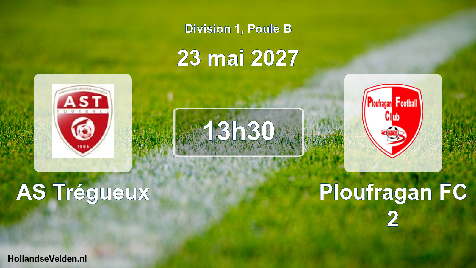 Match programmé: AS Trégueux - Ploufragan FC 2 (23 mai 2027)