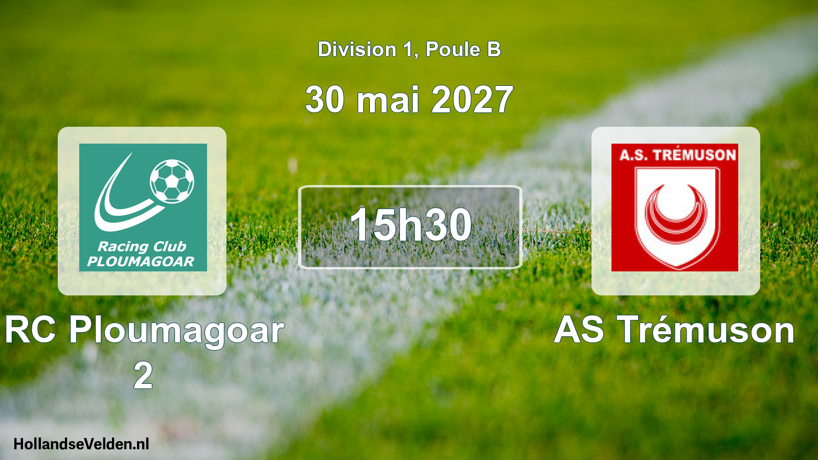 Match programmé: RC Ploumagoar 2 - AS Trémuson (30 mai 2027)