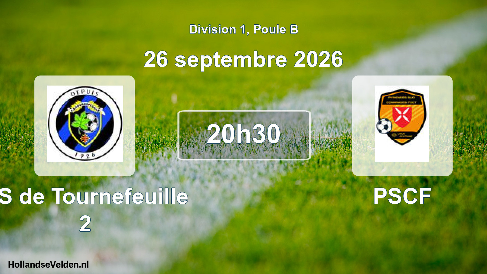 Scheduled Match: AS de Tournefeuille 2 - PSCF (26 September 2026)