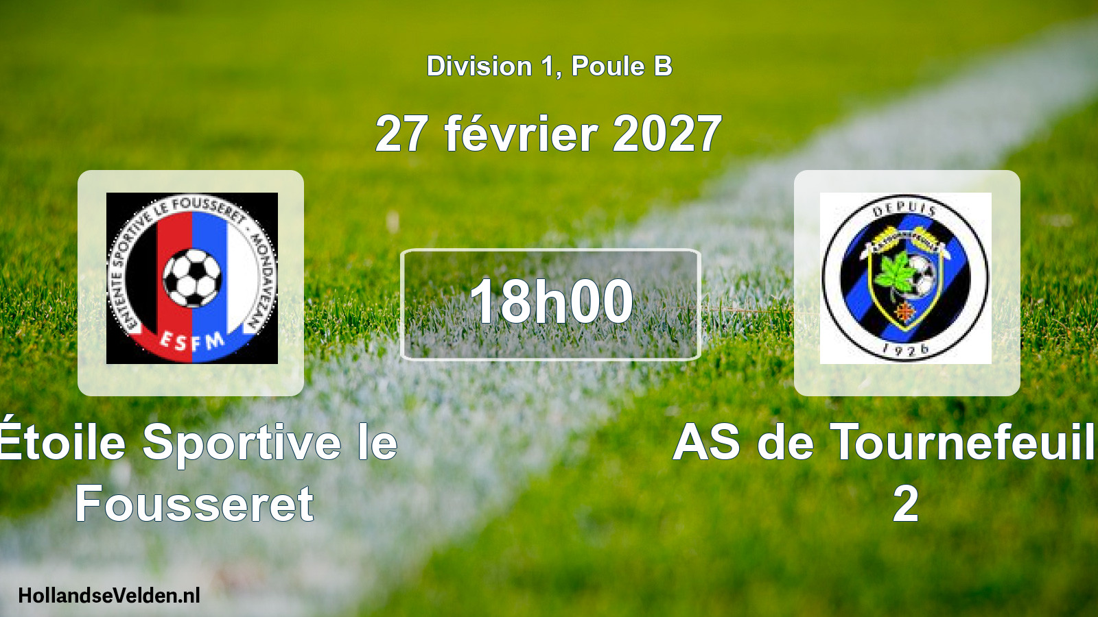 Match programmé: Étoile Sportive le Fousseret - AS de Tournefeuille 2 (27 février 2027)
