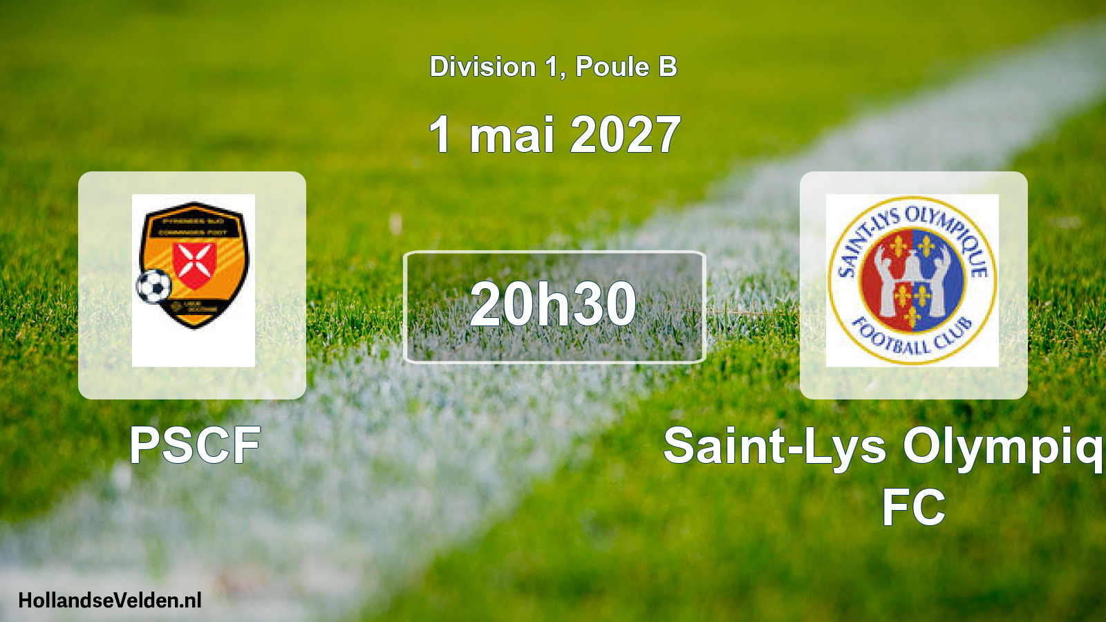 Match programmé: PSCF - Saint-Lys Olympique FC (1 mai 2027)