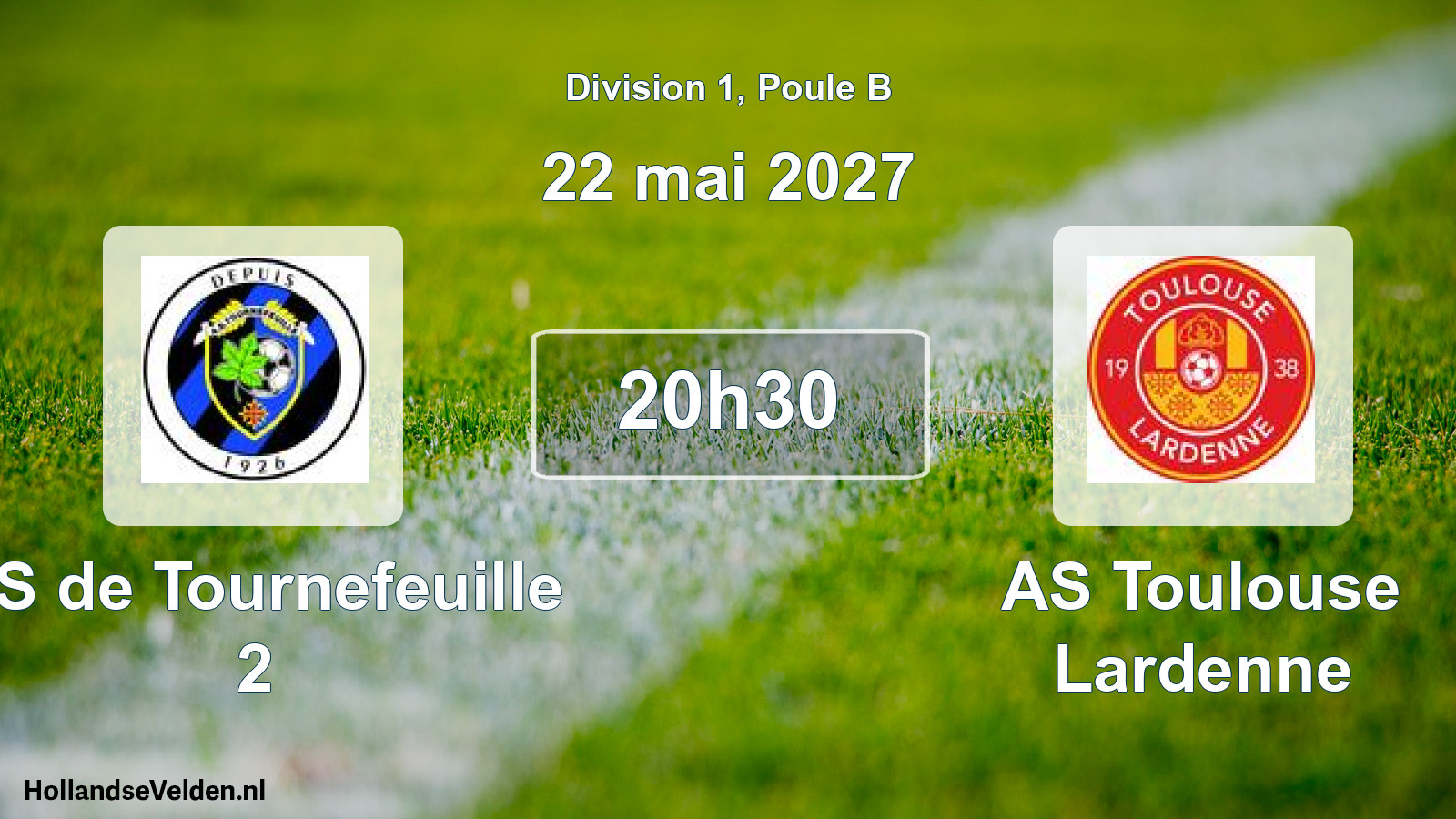 Match programmé: AS de Tournefeuille 2 - AS Toulouse Lardenne (22 mai 2027)