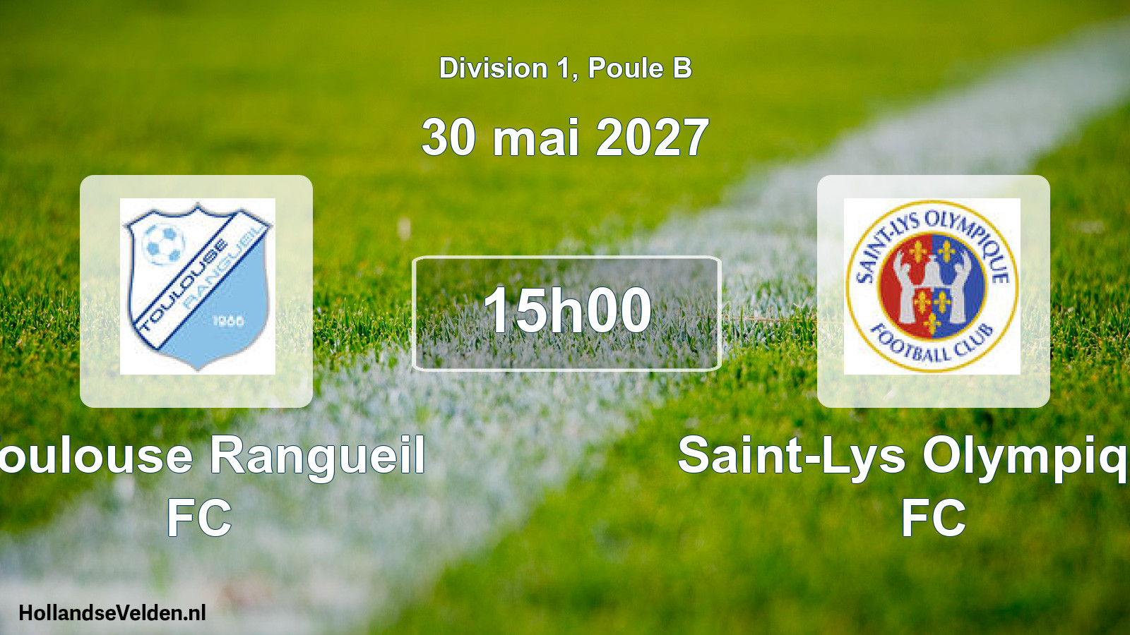 Scheduled Match: Toulouse Rangueil FC - Saint-Lys Olympique FC (30 May 2027)