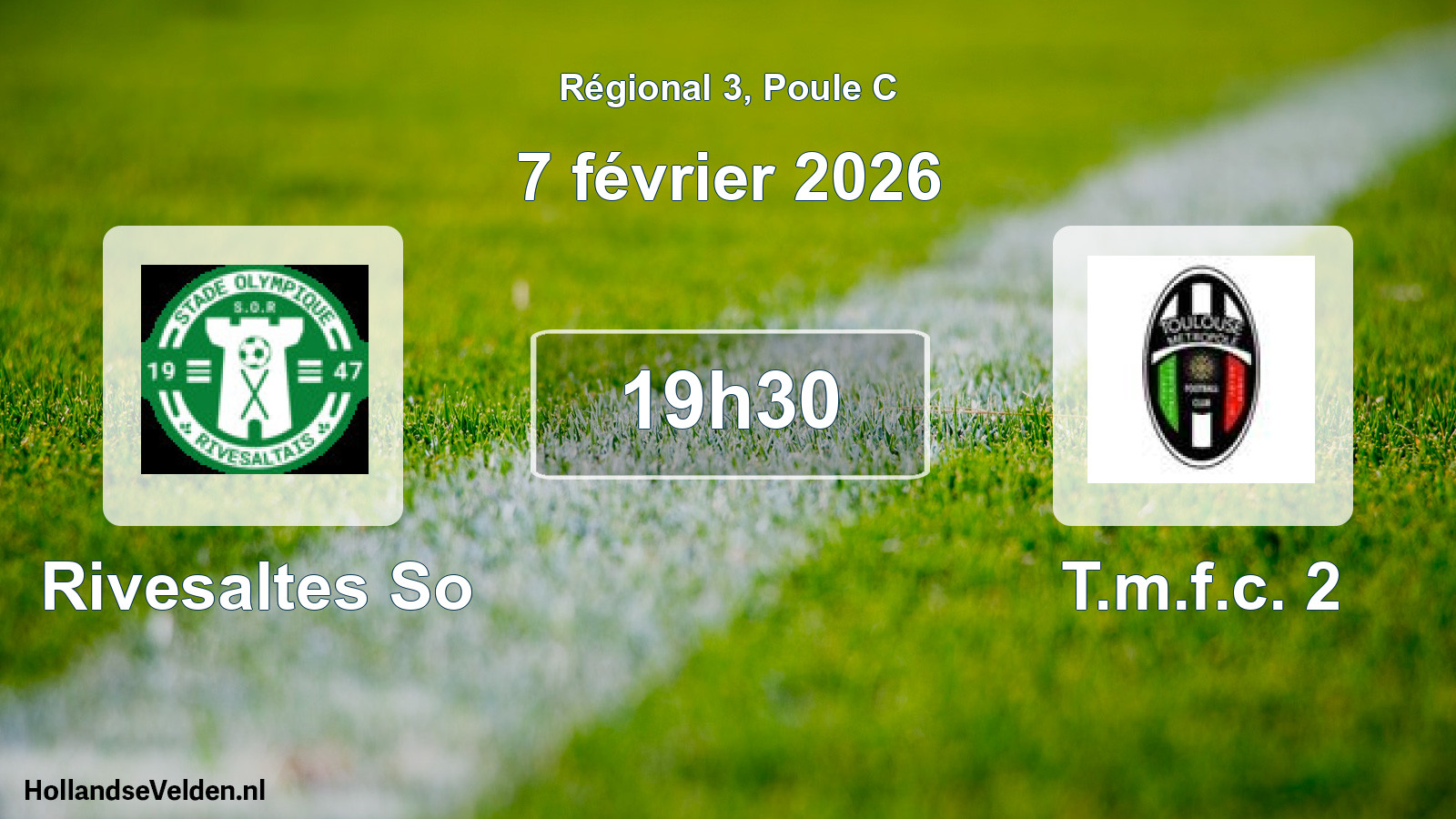 Scheduled Match: Rivesaltes So - T.m.f.c. 2 (7 February 2026)