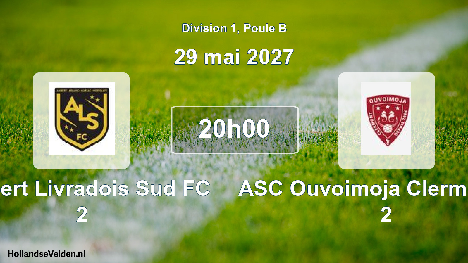 Match programmé: Ambert Livradois Sud FC 2 - ASC Ouvoimoja Clermont-Fd 2 (29 mai 2027)