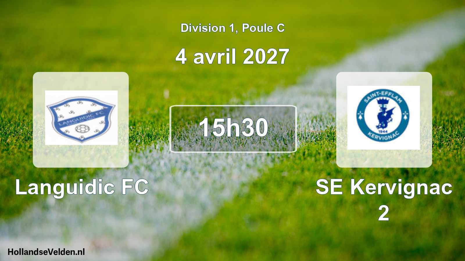 Match programmé: Languidic FC - SE Kervignac 2 (4 avril 2027)