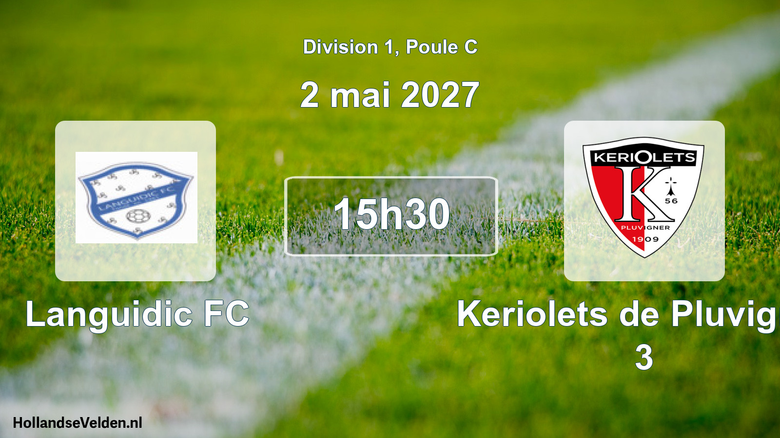 Match programmé: Languidic FC - Keriolets de Pluvigner 3 (2 mai 2027)