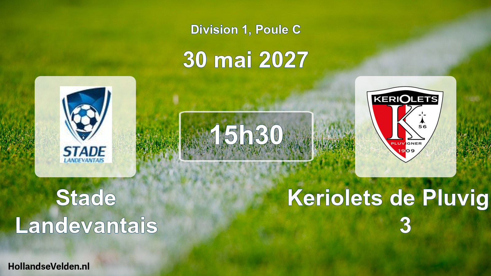 Match programmé: Stade Landevantais - Keriolets de Pluvigner 3 (30 mai 2027)