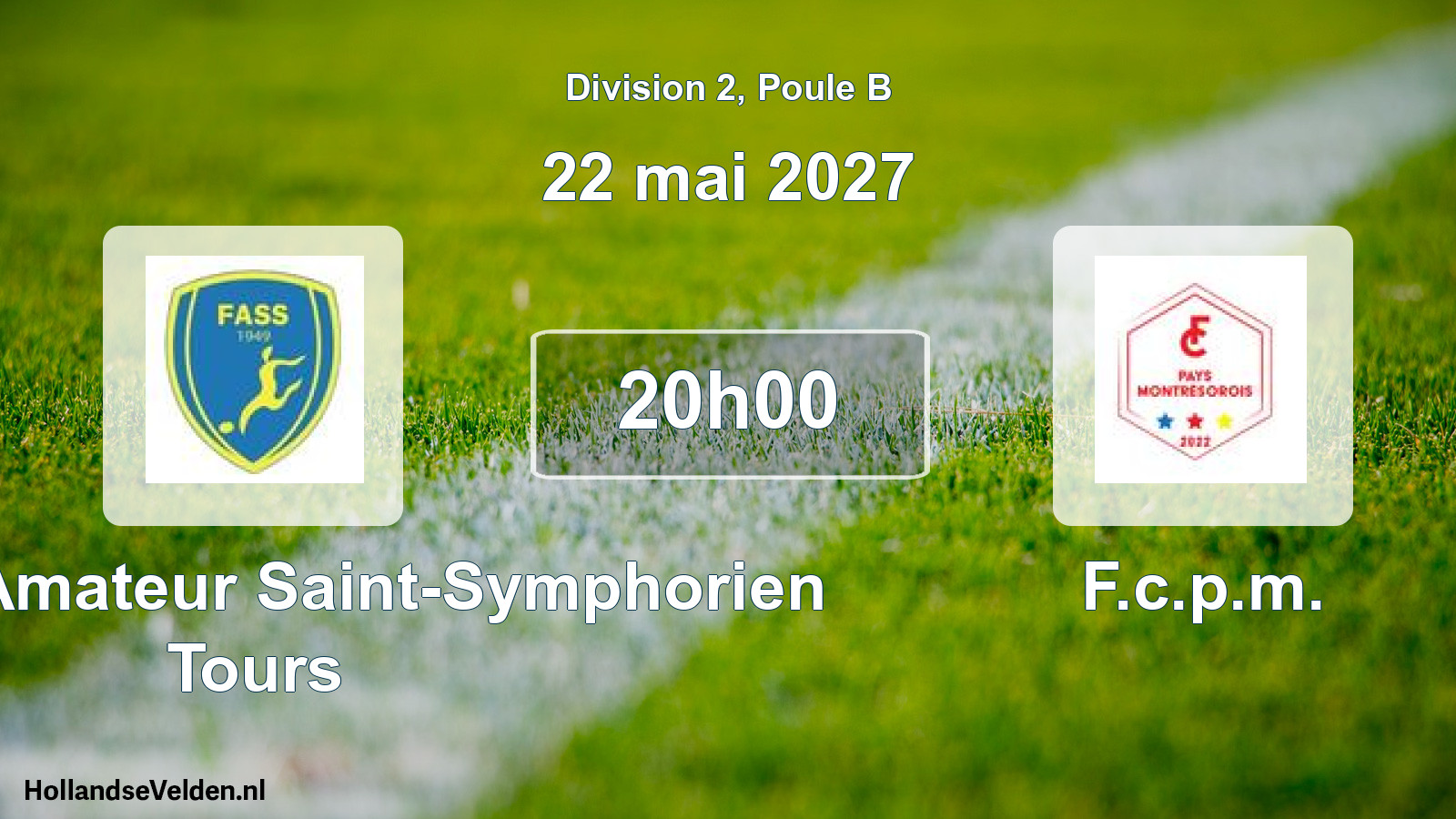 Match programmé: Football Amateur Saint-Symphorien Tours - F.c.p.m. (22 mai 2027)