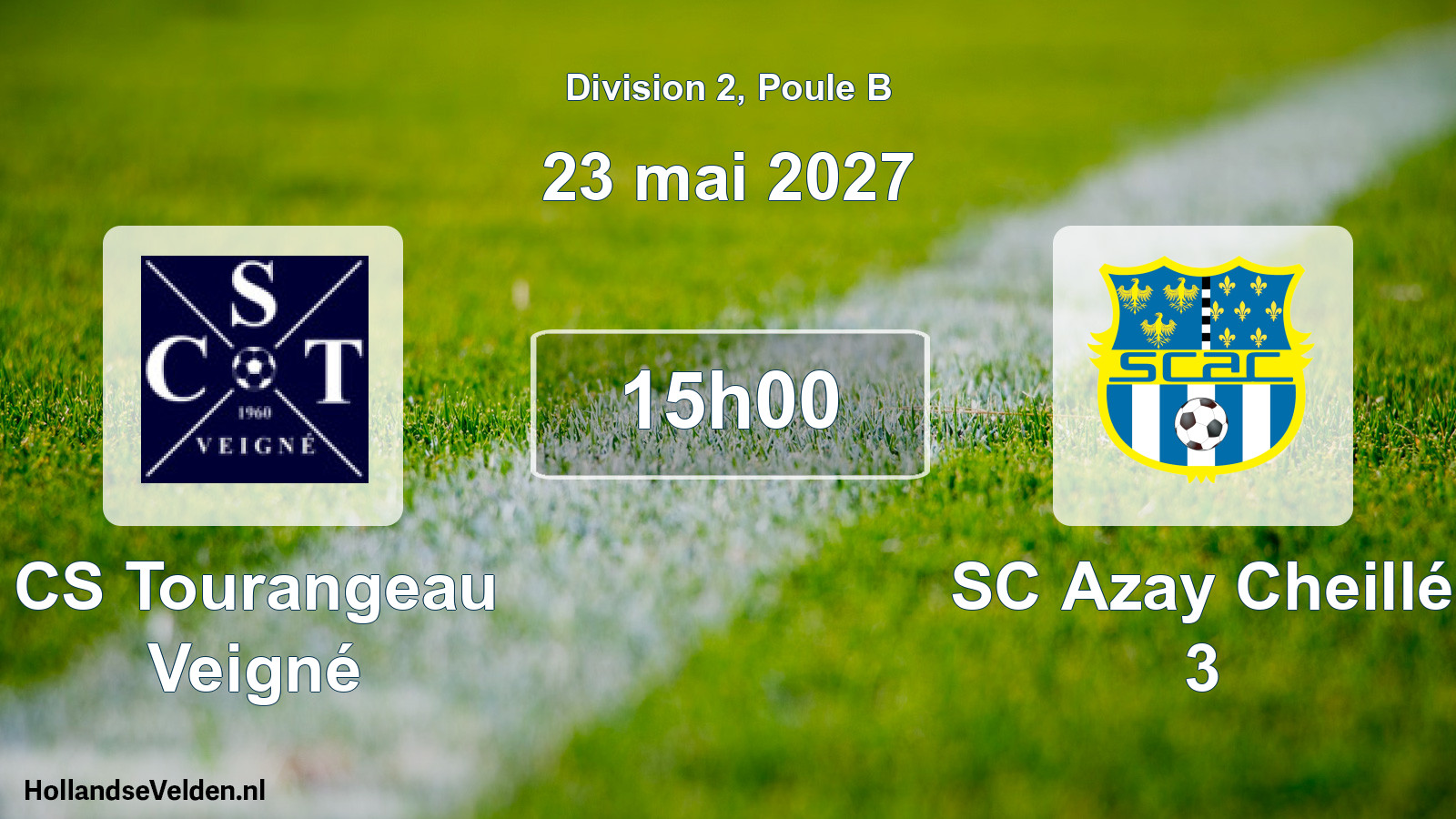 Match programmé: CS Tourangeau Veigné - SC Azay Cheillé 3 (23 mai 2027)