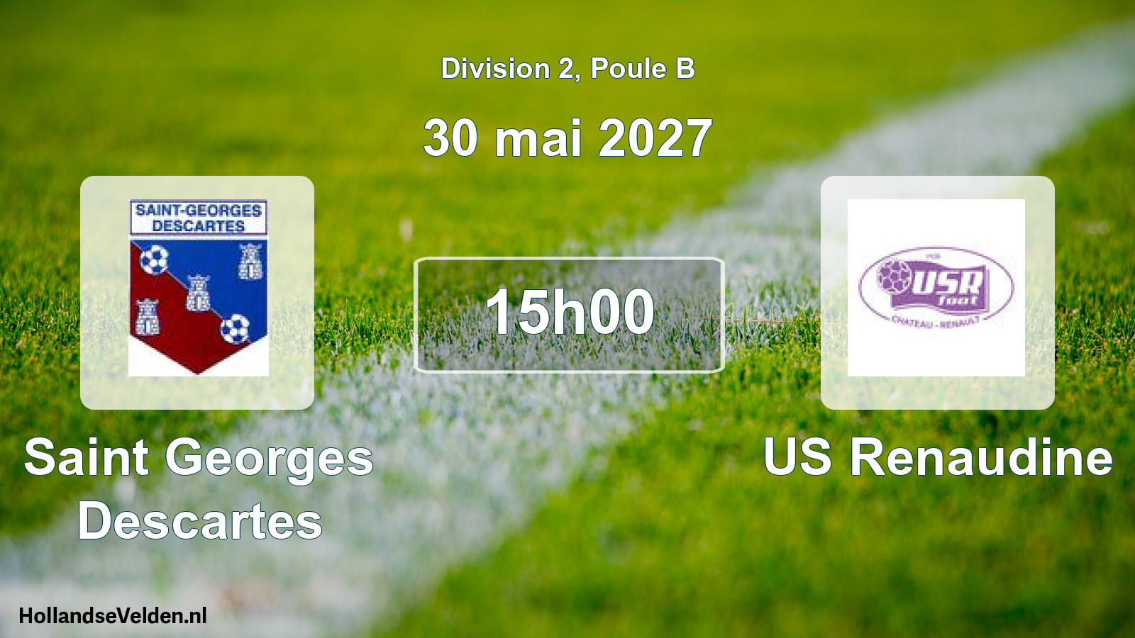 Match programmé: Saint Georges Descartes - US Renaudine (30 mai 2027)