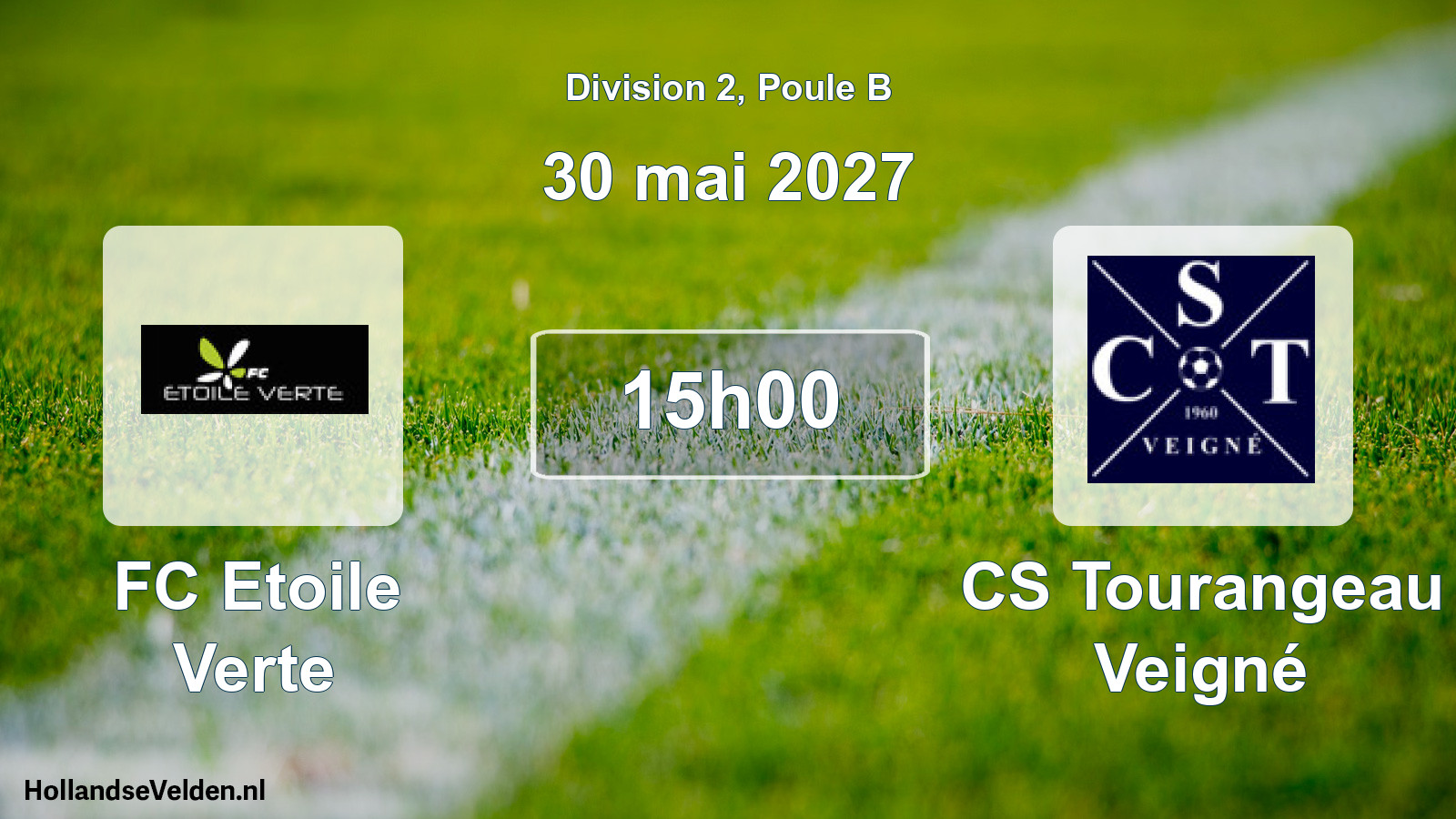 Match programmé: FC Etoile Verte - CS Tourangeau Veigné (30 mai 2027)