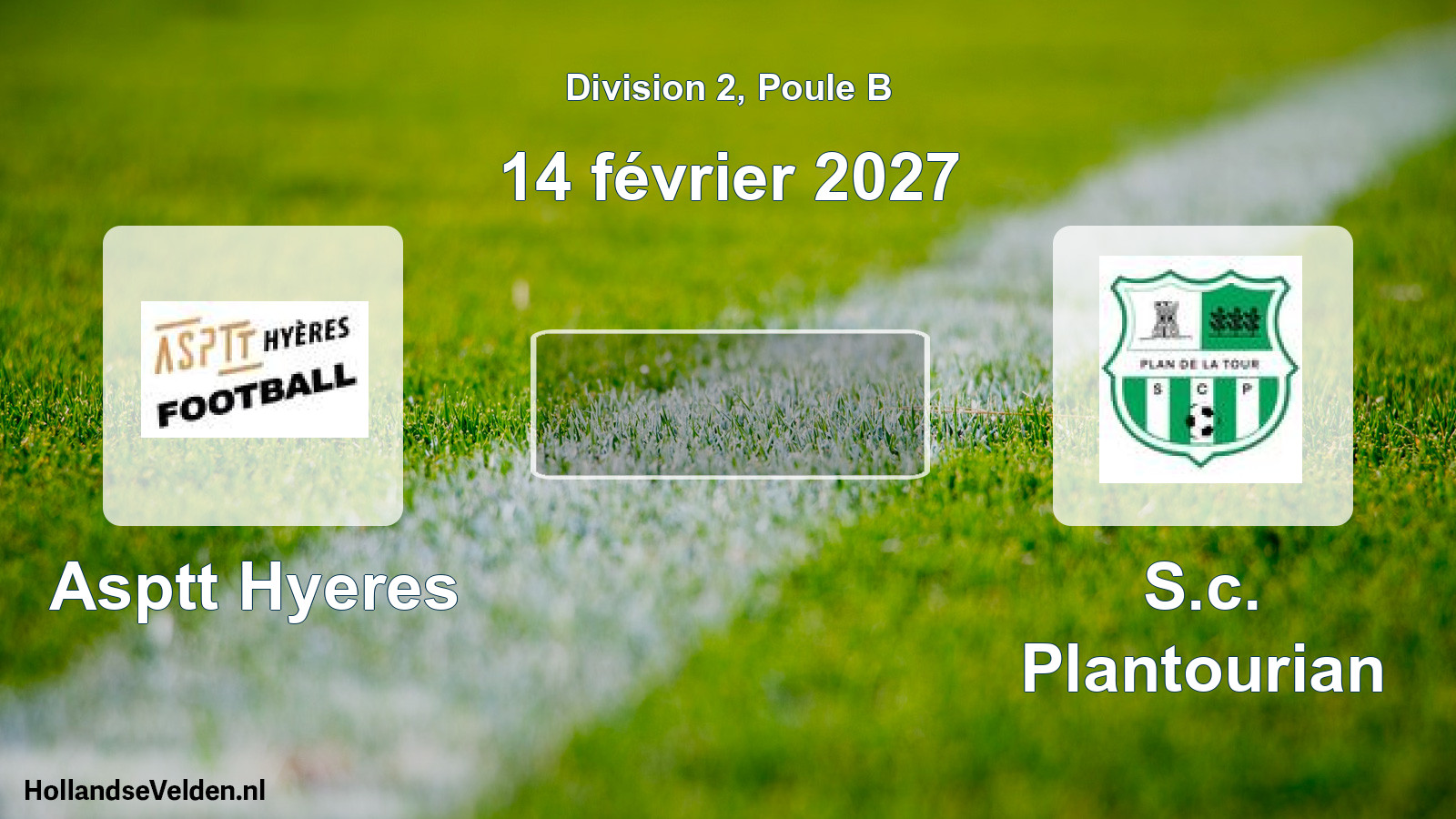 Scheduled Match: Asptt Hyeres - S.c. Plantourian (14 February 2027)