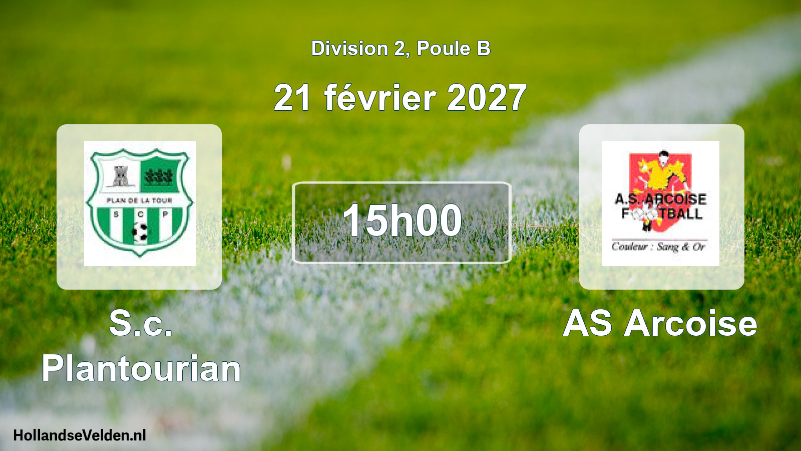 Scheduled Match: S.c. Plantourian - AS Arcoise (21 February 2027)