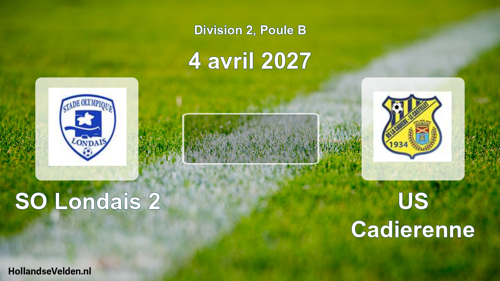 Match programmé: SO Londais 2 - US Cadierenne (4 avril 2027)