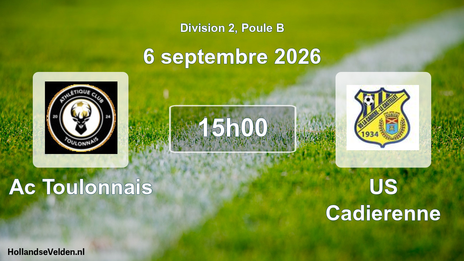 Scheduled Match: Ac Toulonnais - US Cadierenne (6 September 2026)