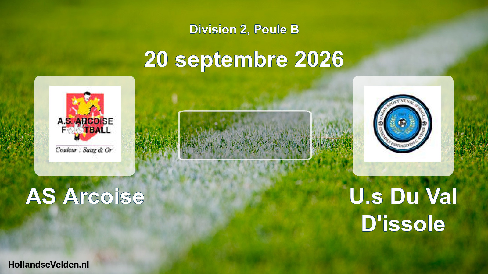Scheduled Match: AS Arcoise - U.s Du Val D'issole (20 September 2026)