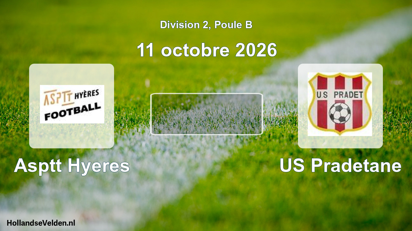 Scheduled Match: Asptt Hyeres - US Pradetane (11 October 2026)
