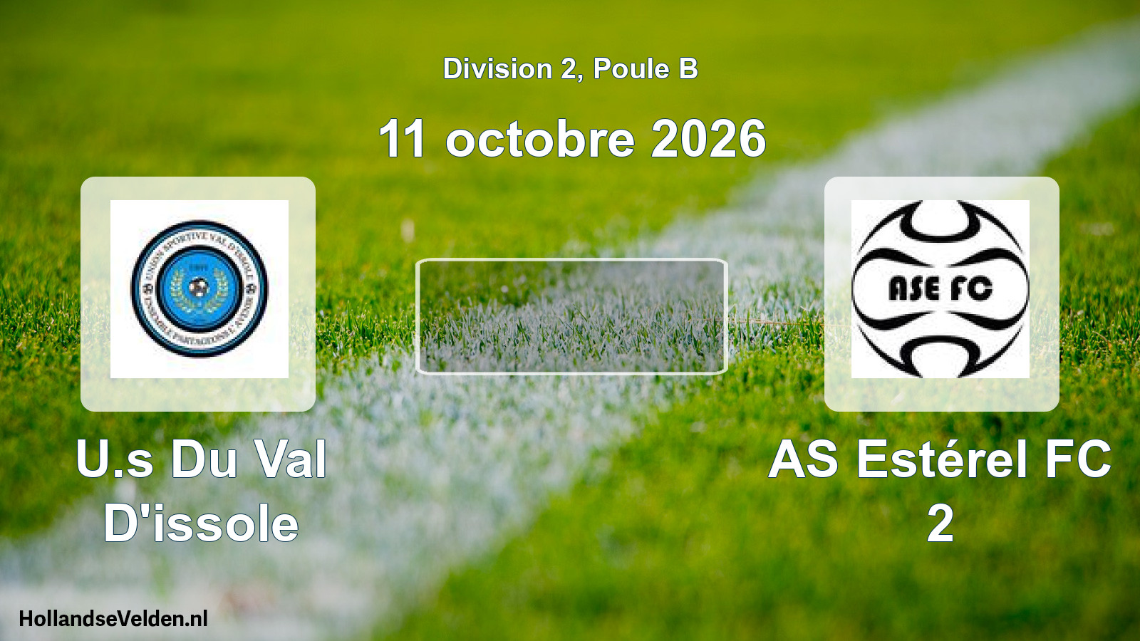 Scheduled Match: U.s Du Val D'issole - AS Estérel FC 2 (11 October 2026)