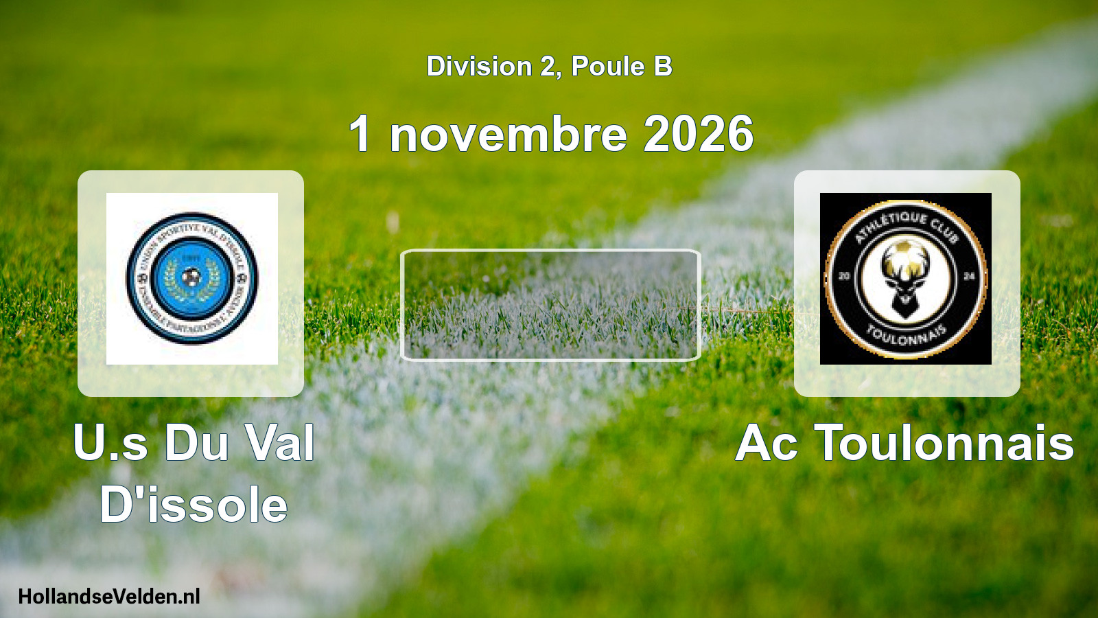 Scheduled Match: U.s Du Val D'issole - Ac Toulonnais (1 November 2026)