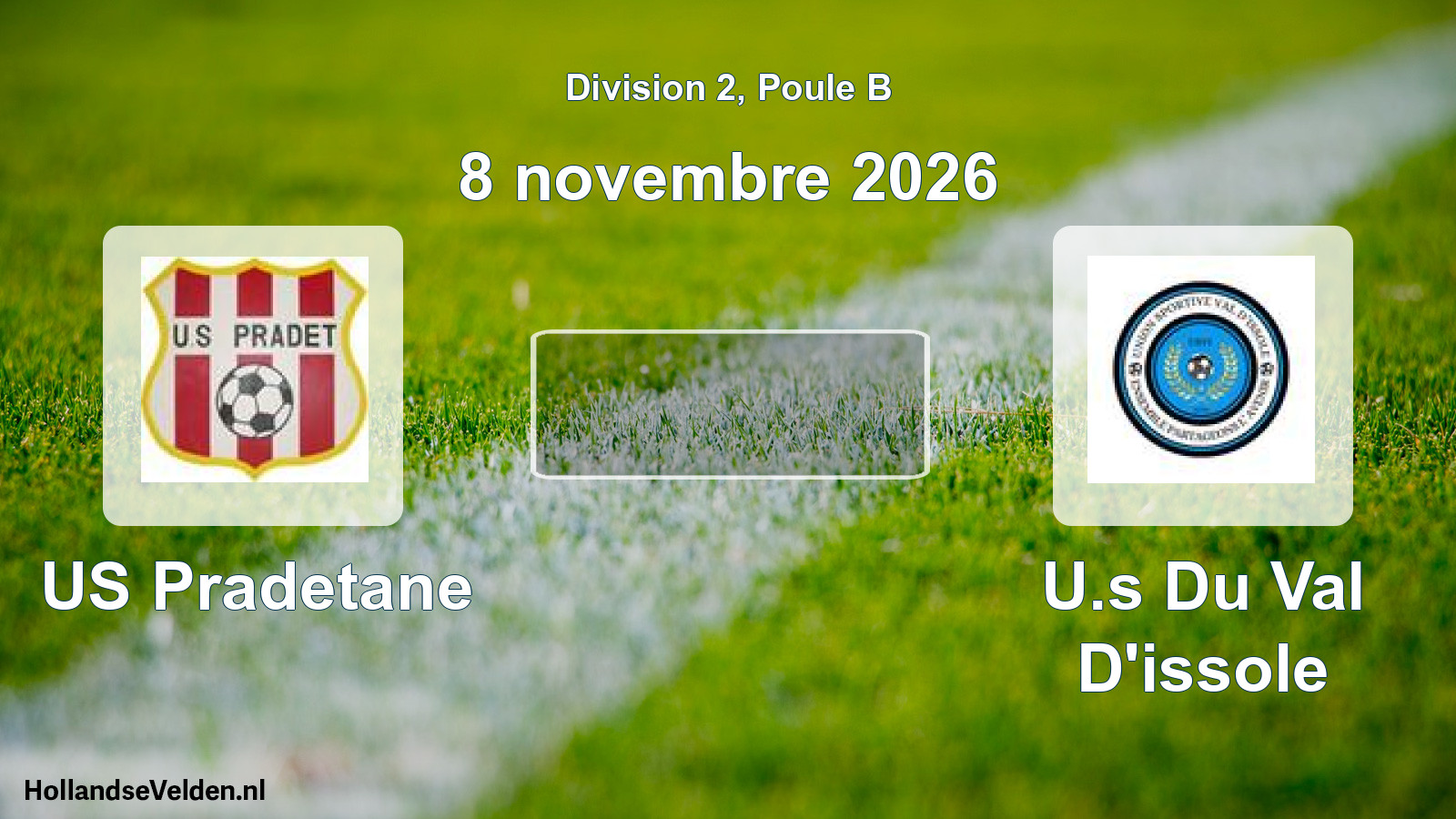 Scheduled Match: US Pradetane - U.s Du Val D'issole (8 November 2026)