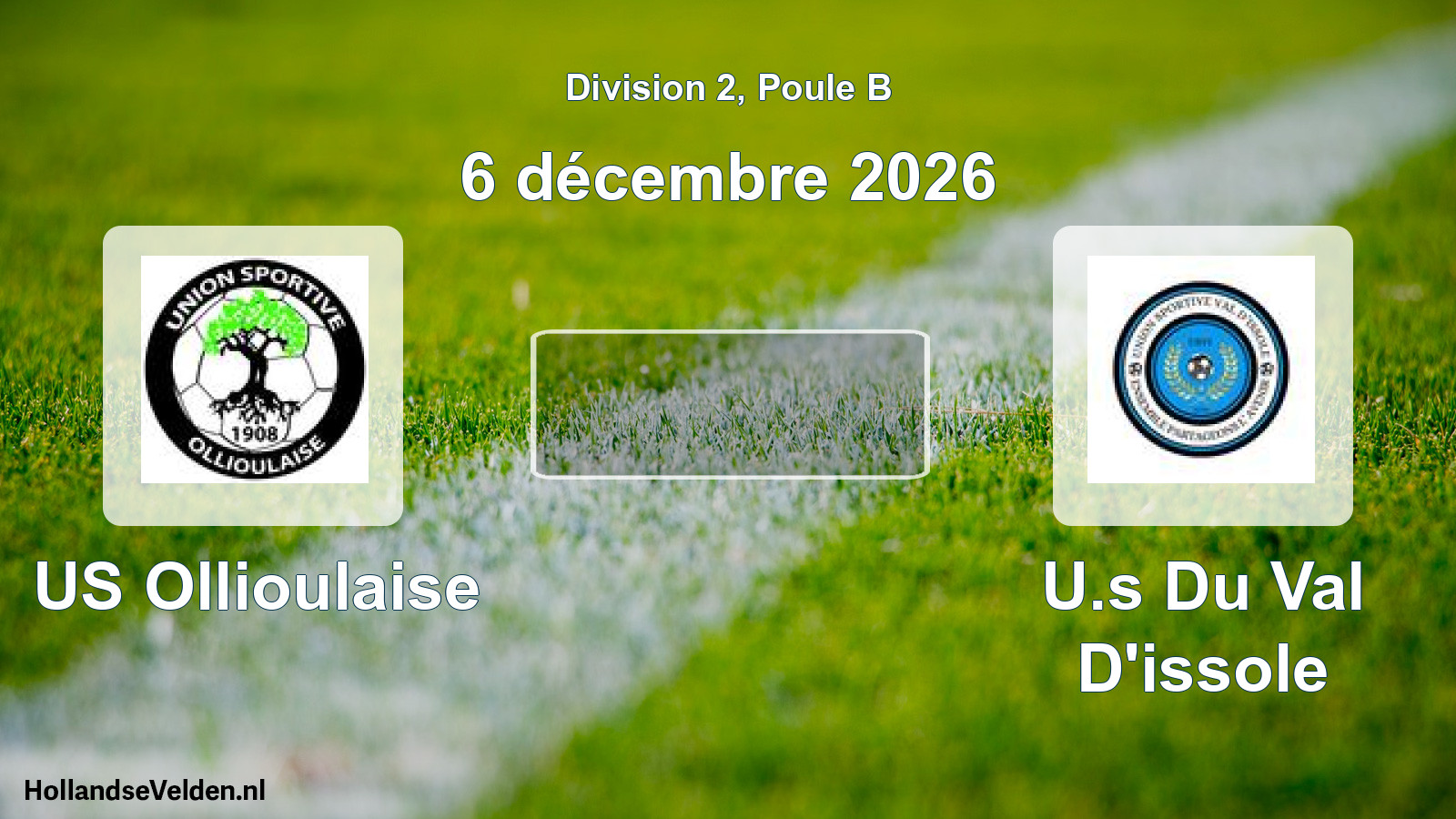 Scheduled Match: US Ollioulaise - U.s Du Val D'issole (6 December 2026)