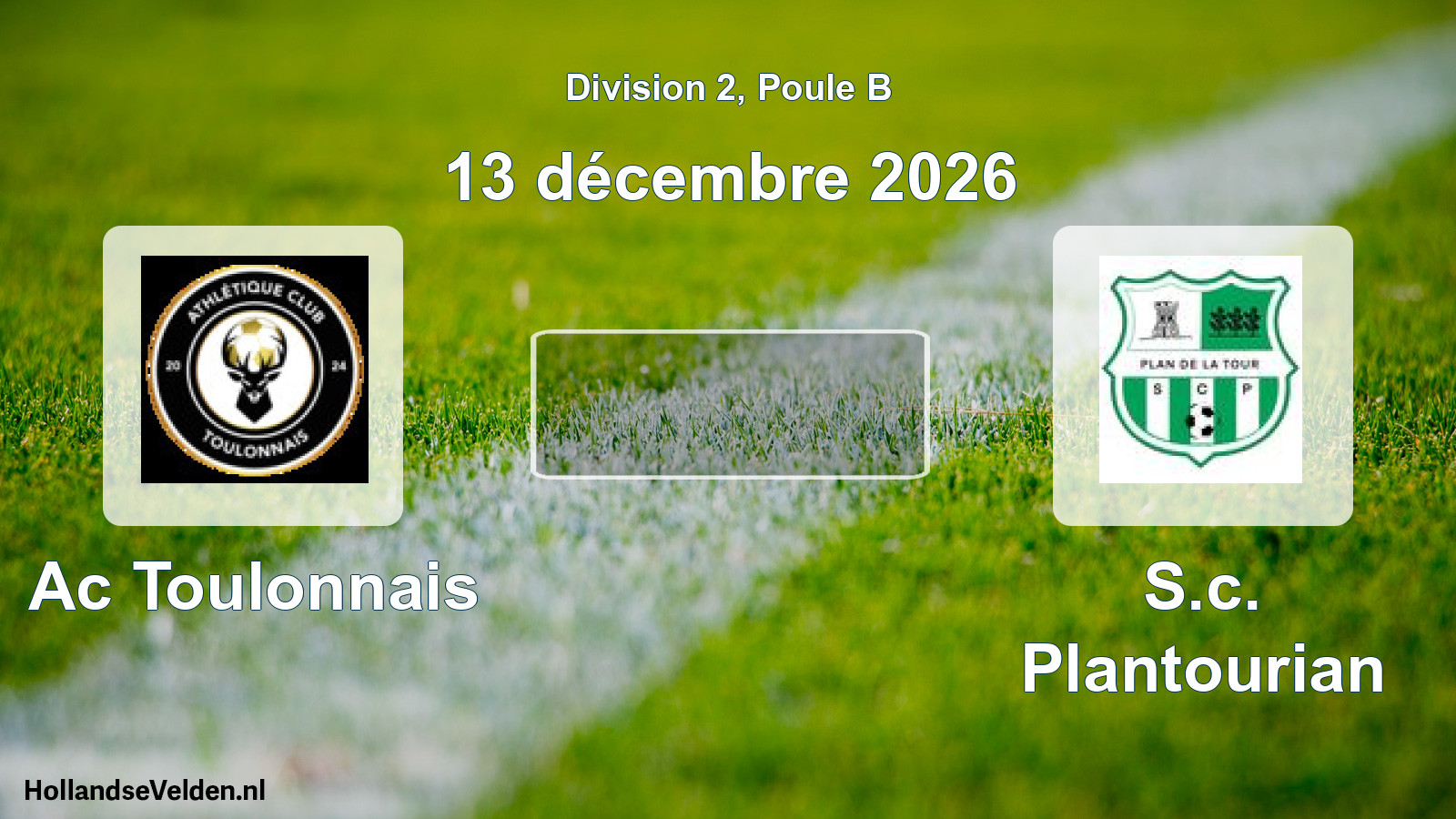 Scheduled Match: Ac Toulonnais - S.c. Plantourian (13 December 2026)