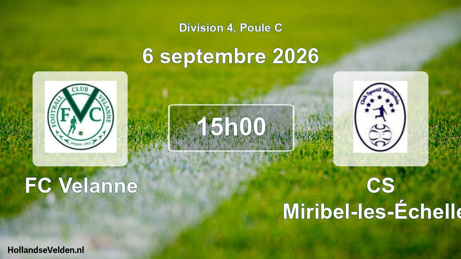 Scheduled Match: FC Velanne - CS Miribel-les-Échelles (6 September 2026)