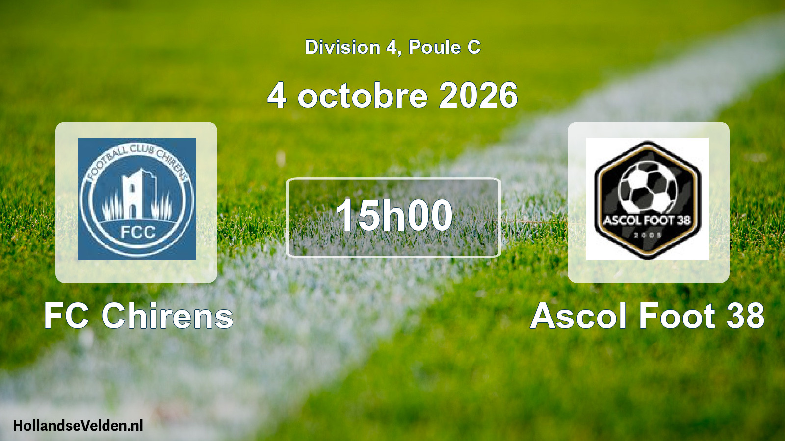 Scheduled Match: FC Chirens - Ascol Foot 38 (4 October 2026)