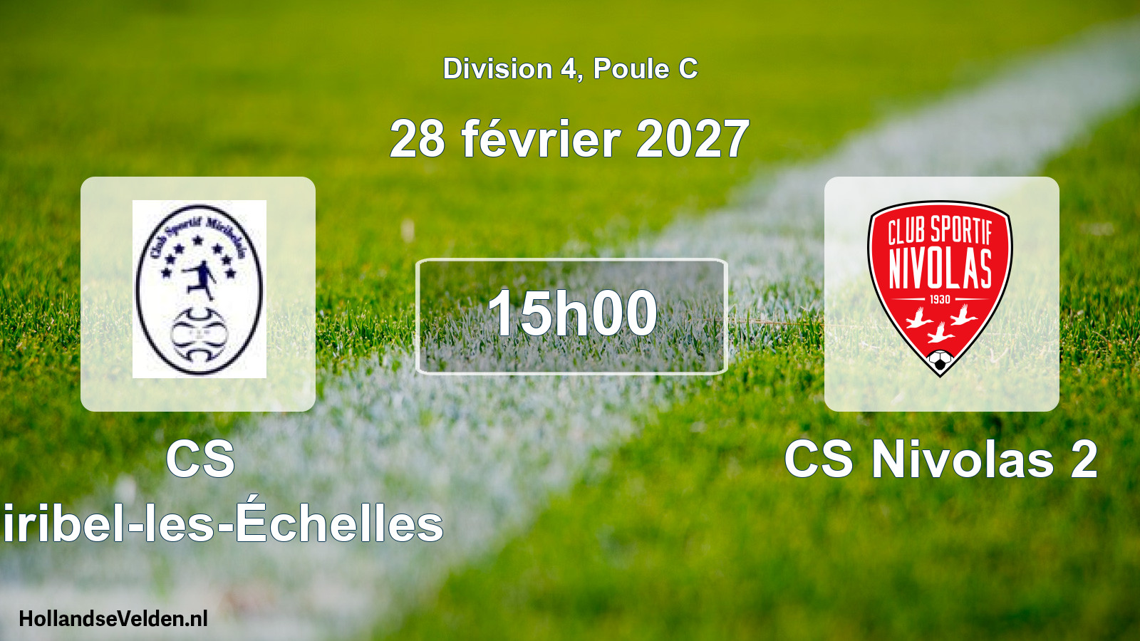 Scheduled Match: CS Miribel-les-Échelles - CS Nivolas 2 (28 February 2027)
