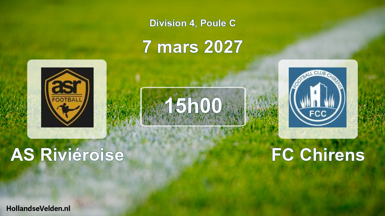 Scheduled Match: AS Riviéroise - FC Chirens (7 March 2027)
