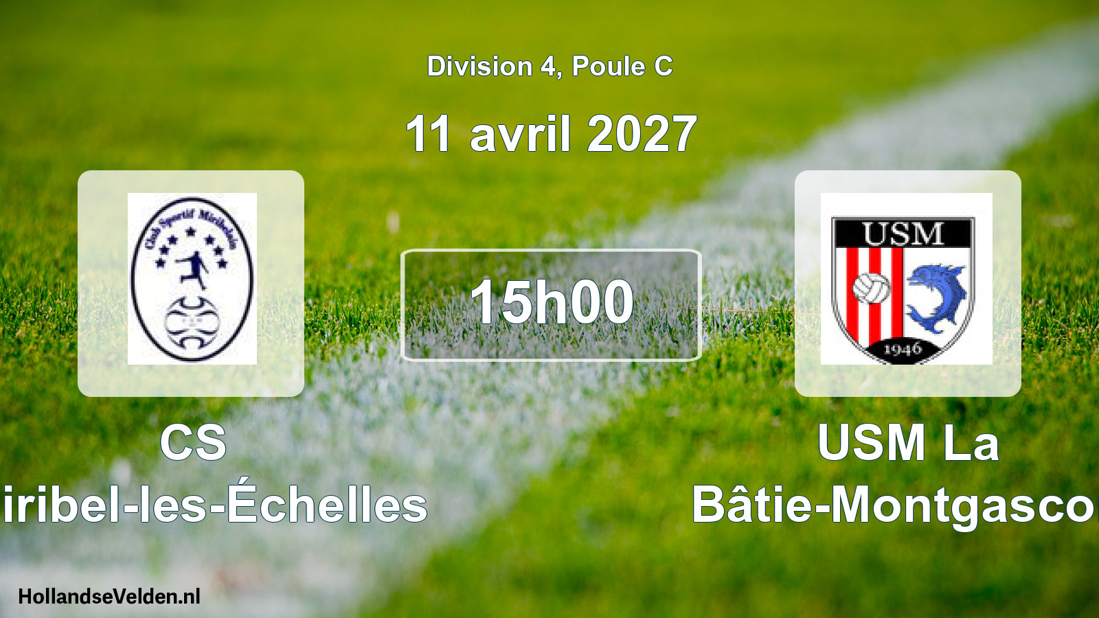 Scheduled Match: CS Miribel-les-Échelles - USM La Bâtie-Montgascon (11 April 2027)