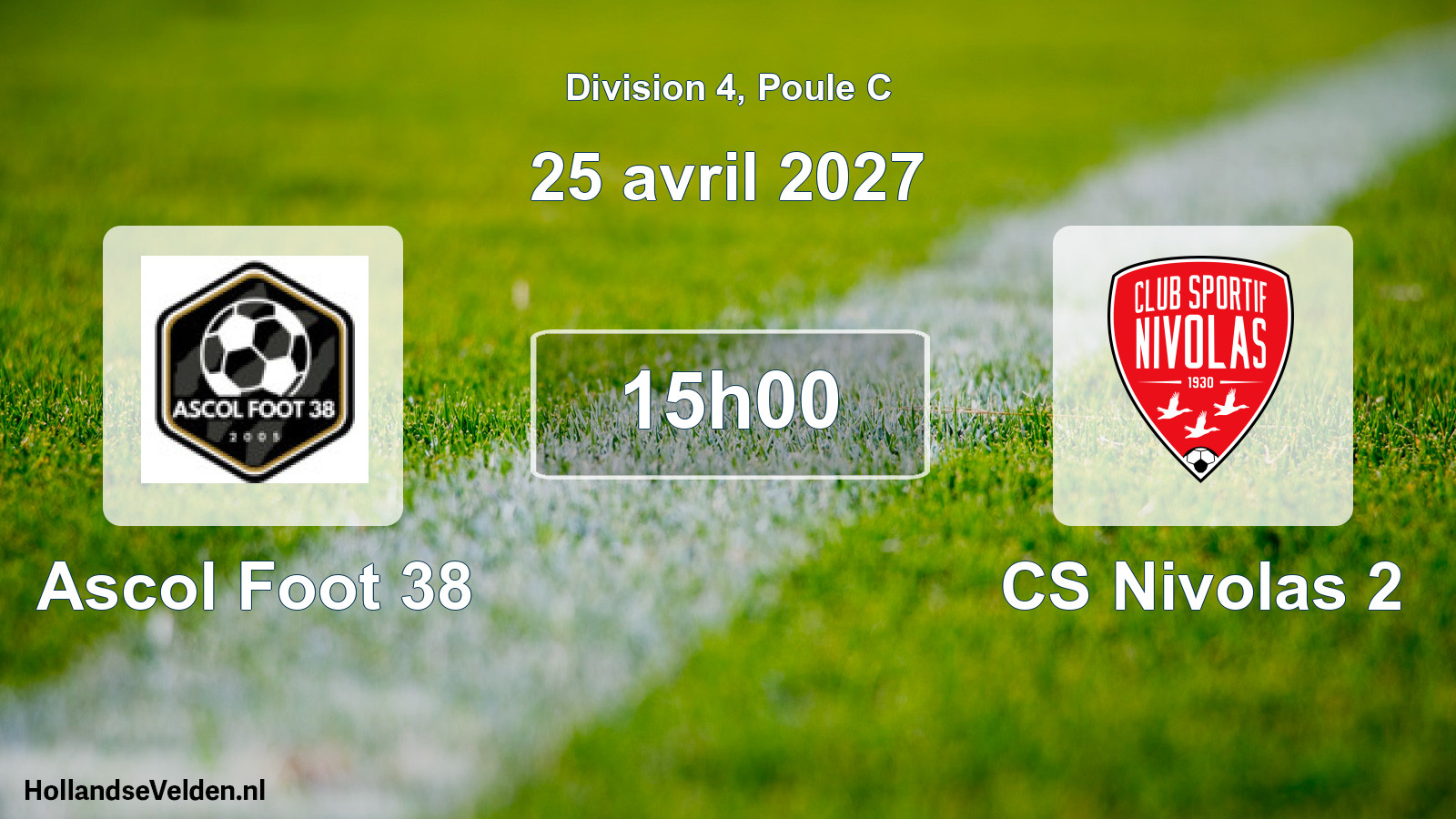 Scheduled Match: Ascol Foot 38 - CS Nivolas 2 (25 April 2027)
