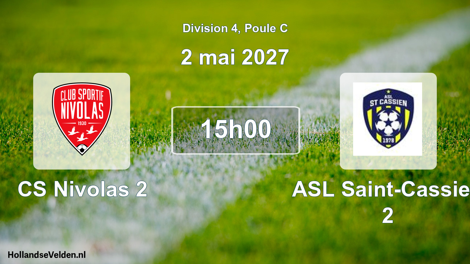 Scheduled Match: CS Nivolas 2 - ASL Saint-Cassien 2 (2 May 2027)