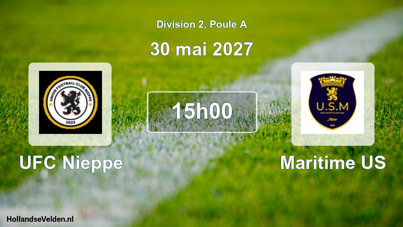 Scheduled Match: UFC Nieppe - Maritime US (30 May 2027)